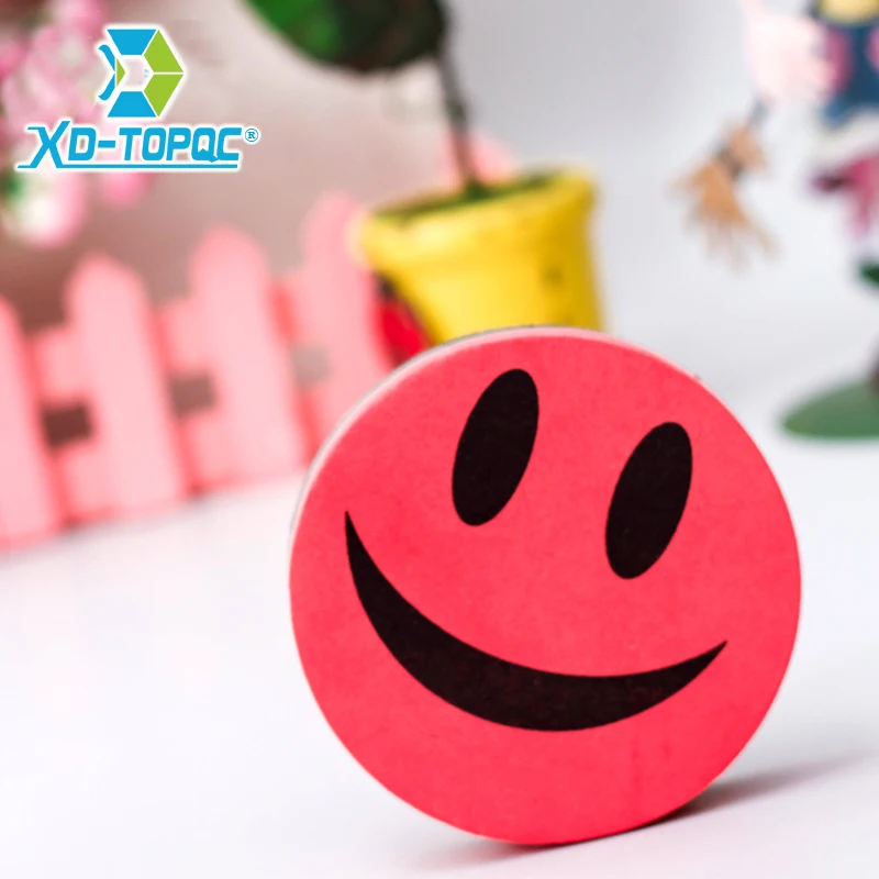 Стирательная магнитная доска Smile Face Ластик для доски 4 цветов, стираемая доска для стирания, стирающиеся маркеры для классной доски, бесплатная доставка