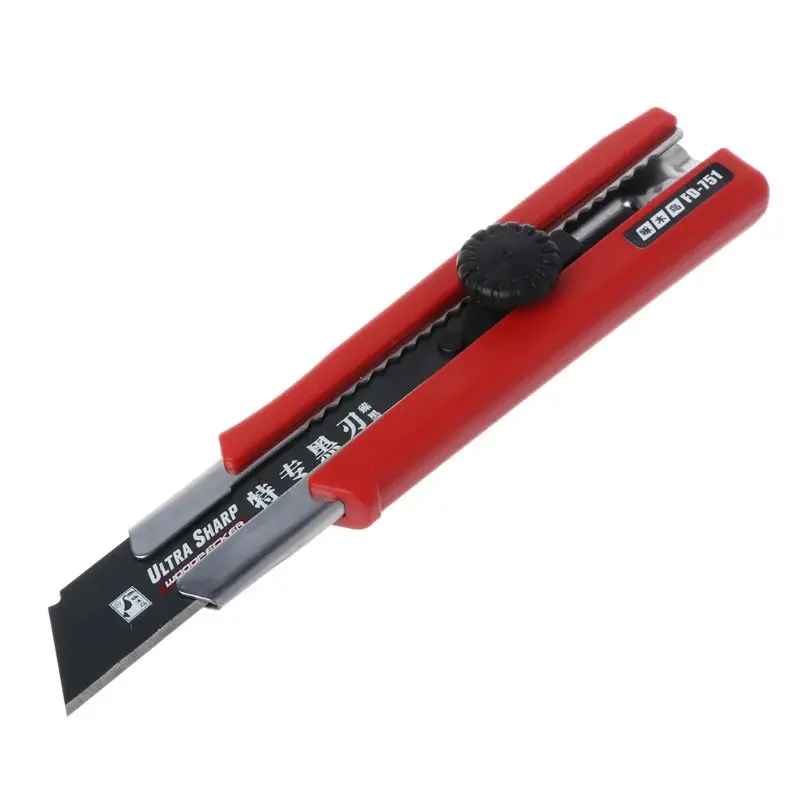 

Newest 1pcs 25mm Heavy Duty Large Size Utility Knife With Auto Locked Blade Box Cutter Razor Snap Off Retractable Industrial