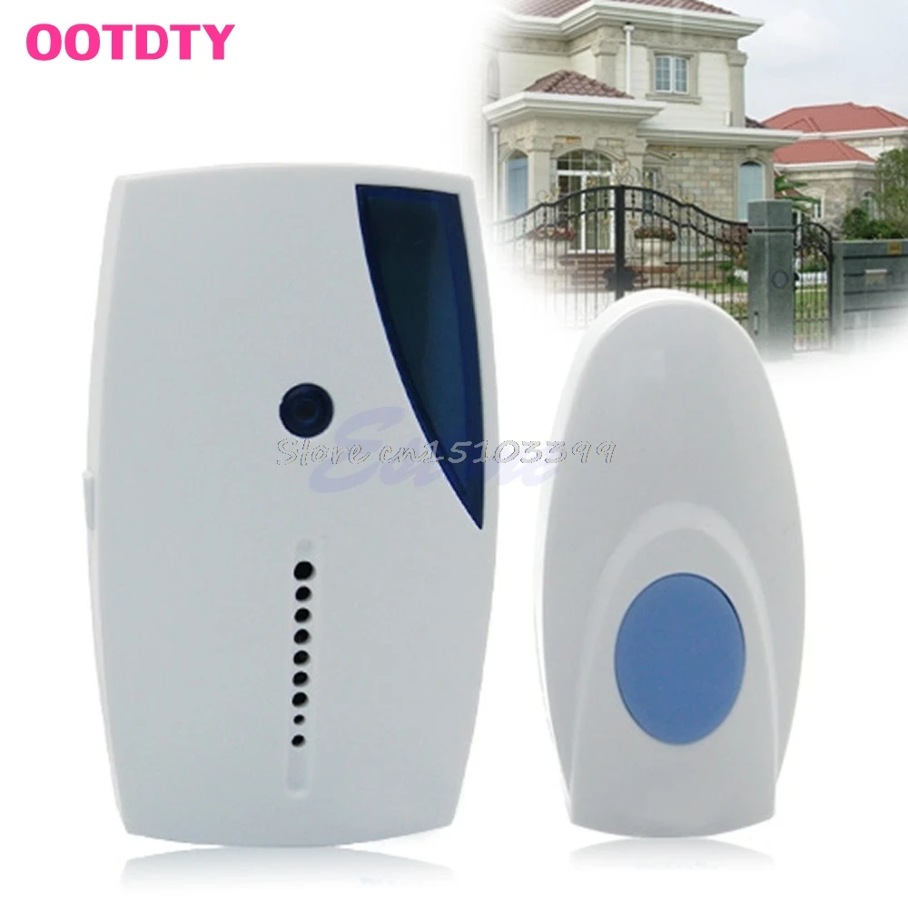 

Wireless Doorbell Control Receiver Door Bell Remote Button 36 Music Chimes Songs Drop Ship
