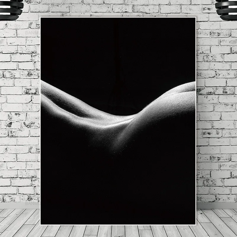 

Canvas Painting poster Modern Nude Art Painting Printed Unique Ideas Sexy Woman Body on Wall Decor Scandinavian Nordic Abstract