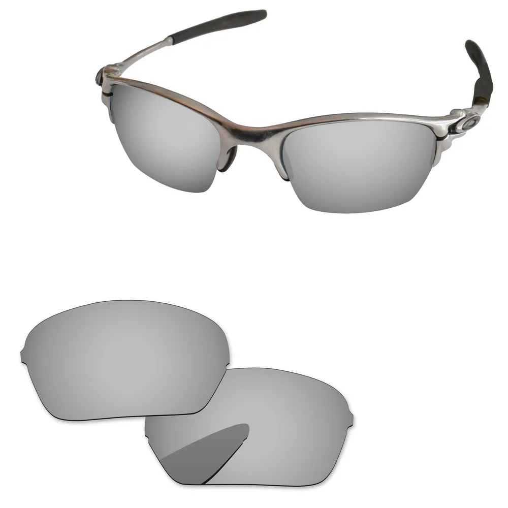 

Chrome Silver Mirror Polarized Replacement Lenses For Half X Sunglasses Frame 100% UVA & UVB Protection
