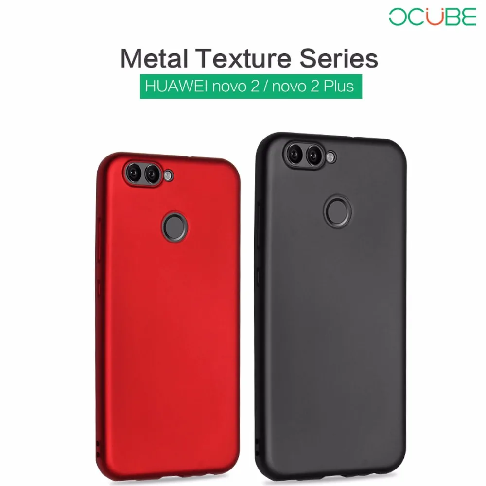 OCUBE для Huawei Nova 2 Plus защитный чехол-накладка из ТПУ с металлической краской чехлы на