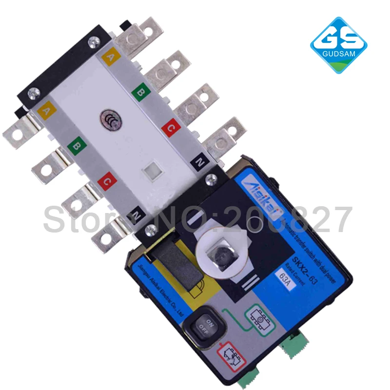 63A трехфазный genset ATS. Автоматический переключатель передачи 4P (ATS 63A)|switch switch|switch