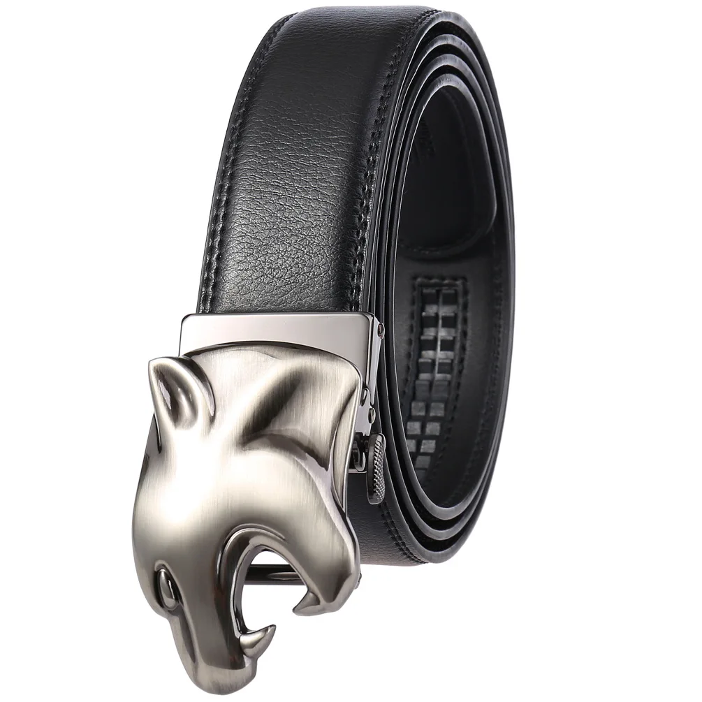 Мужской роскошный, с автоматической пряжкой пояс Cinturon Mujer черный леопардовый ремень пояс Джинсы Брюки дизайнерские ремни высокого качества