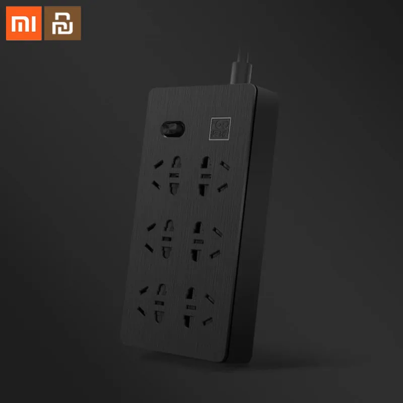 

New xiaomi mijia 6-bit distribution frame new GB combination overload protection 750 flame retardant two-bit converter smart