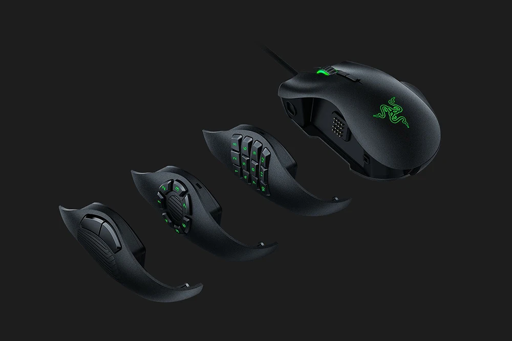 Razer Naga Trinity MOBA/MMO компьютерная игровая мышь Правша самый продвинутый г в мире 5G