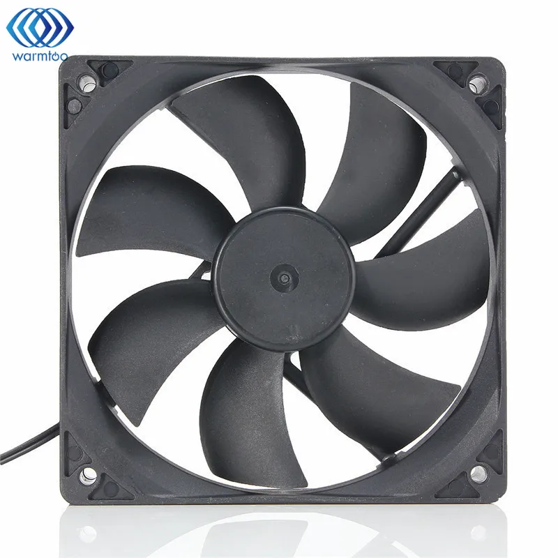 

Black USB Cooling Fan DC 5V Computer Case PC CPU Fan Cooler 120 x120 x25mm Brushless
