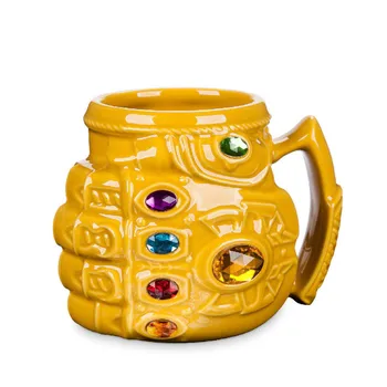 

Thanos Coffee Mugs Gloves Fist Cups and Mugs Cool Mark creative Drinkware