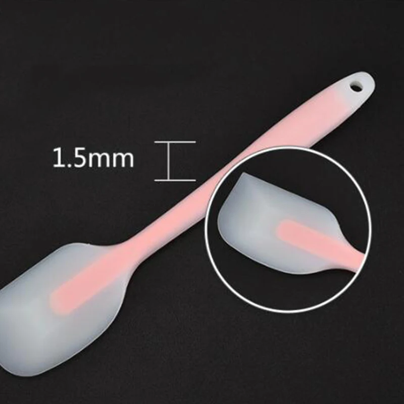 

Transparent Multifunctional Silicone Cake Spatula Cream Scraper Buttter Spoon Home Baking Cocina Tools Kitchen Tools