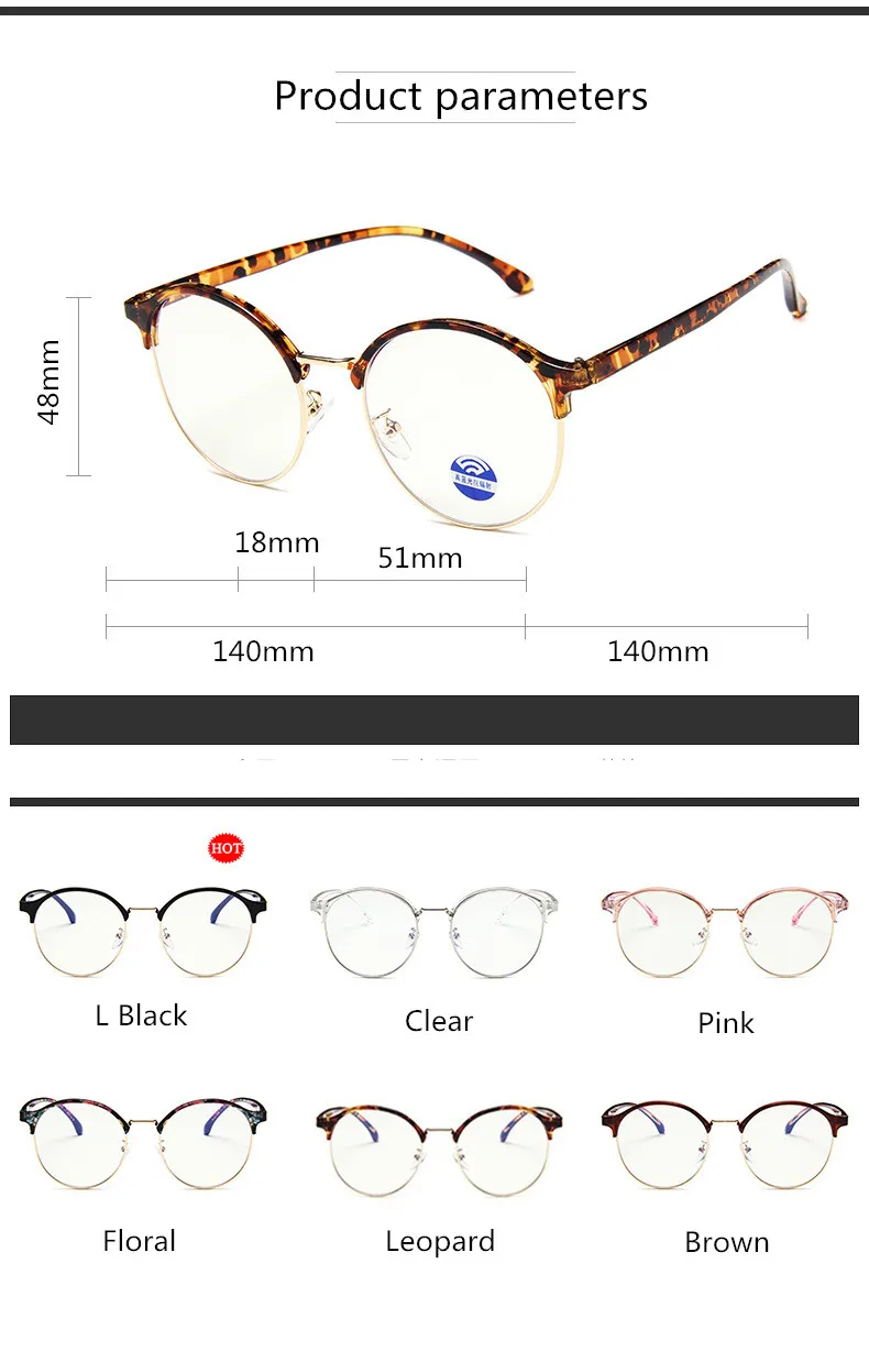 NYWOOH, анти-синий светильник, очки для женщин и мужчин, Ретро стиль, круглая оправа для очков, компьютерные очки, оптические очки