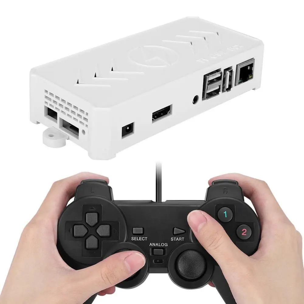 

8000 In 1 USB Game Console Retro Game System Recreational Machines Built-in 2GB DDR Memory with 2 Game Handle and 32GB TF Card