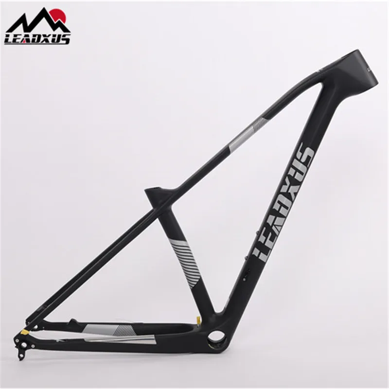 LEADXUS 27,5 er T800+ T1000 углеродное волокно MTB велосипедная Рама Quick Release/Thru Axel 27,5 дюймов углеродный горный велосипед рама