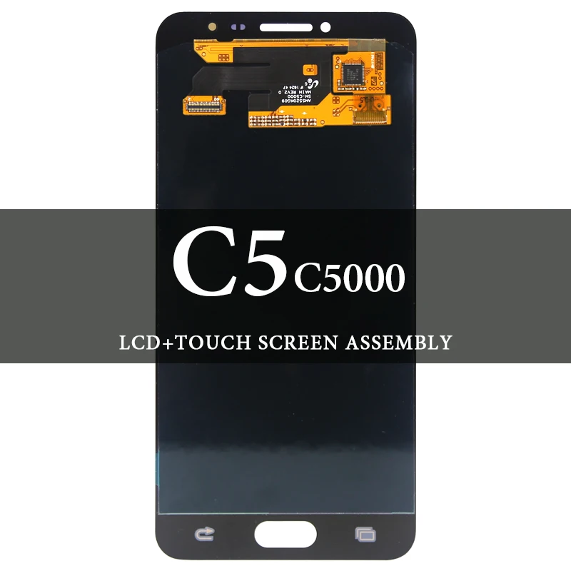 

Grade LCD For C5 C5000 LCD Display Super AMOLED With Touch Screen Digitizer Assembly For C5 C5000 Screen