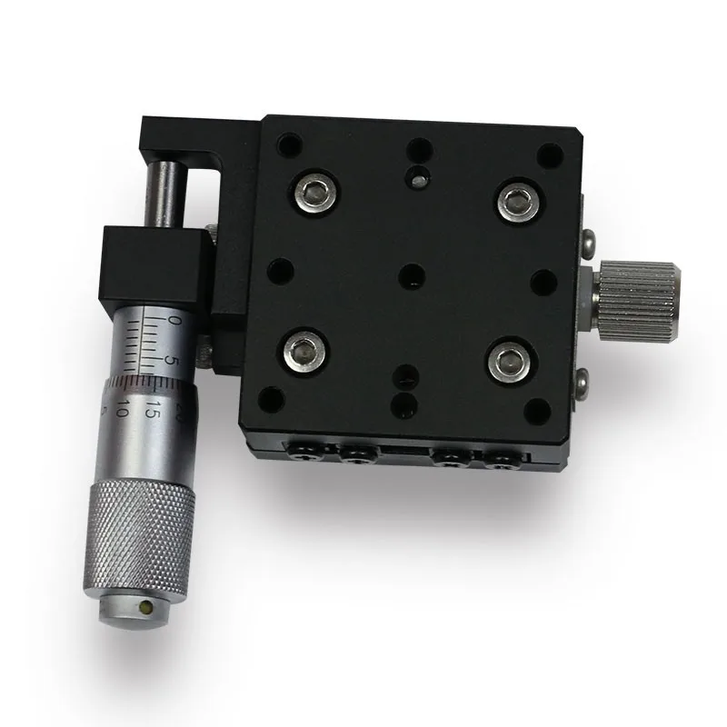 

40*40mm X-Axis Manual Displacement Platform Linear Stage High Precision Sliding Table LX40-L