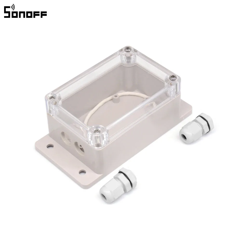 Sonoff IP66 водонепроницаемая распределительная коробка водонепроницаемый чехол водостойкий корпус Поддержка Sonoff Basic/RF/Dual/Pow для рождественских елок