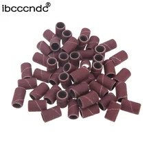 100 шт./упак. Размеры Дополнительный ногтей посвященный шлифовальное кольцо шлифовальная насадка для ногтей полировщик предметы первой необходимости песок круг Маникюр Инструмент