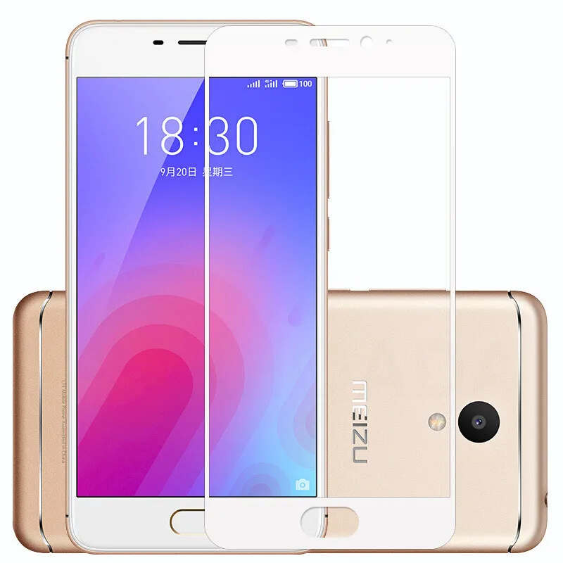 Beira Полное покрытие экрана протектор стекло для Meizu M6 Закаленное Броня пленка 5 2