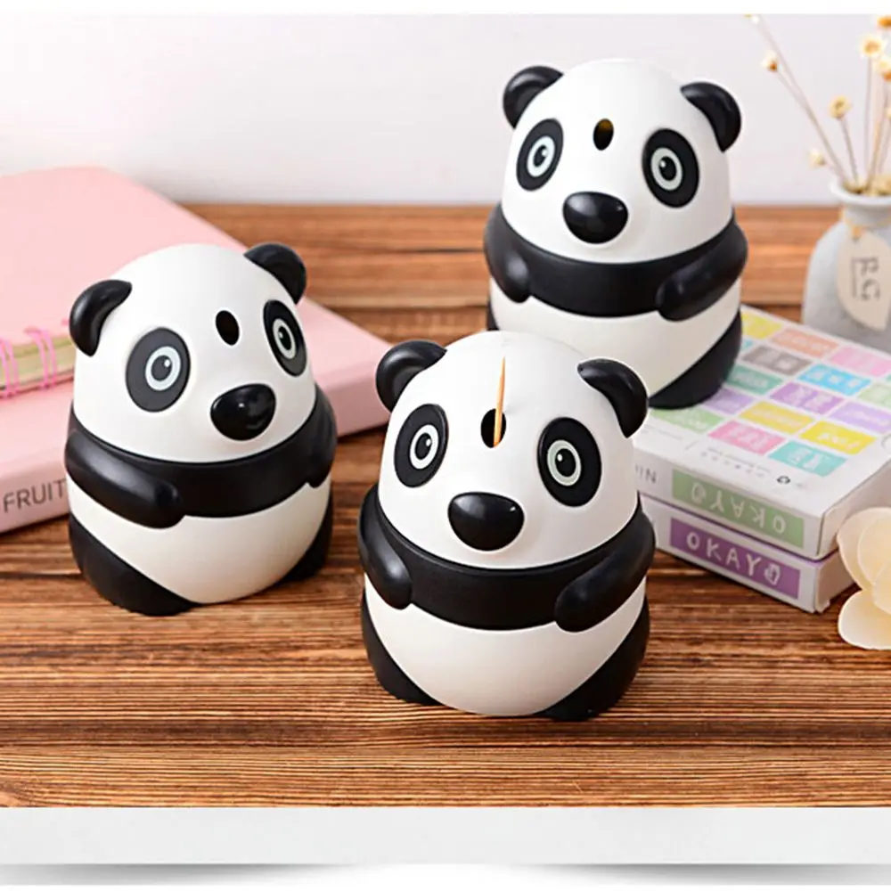 1 шт. креативная автоматическая коробка для зубочистки мультяшная панда Форма Мода личность Многофункциональный милые контейнеры для зубочисток кухня