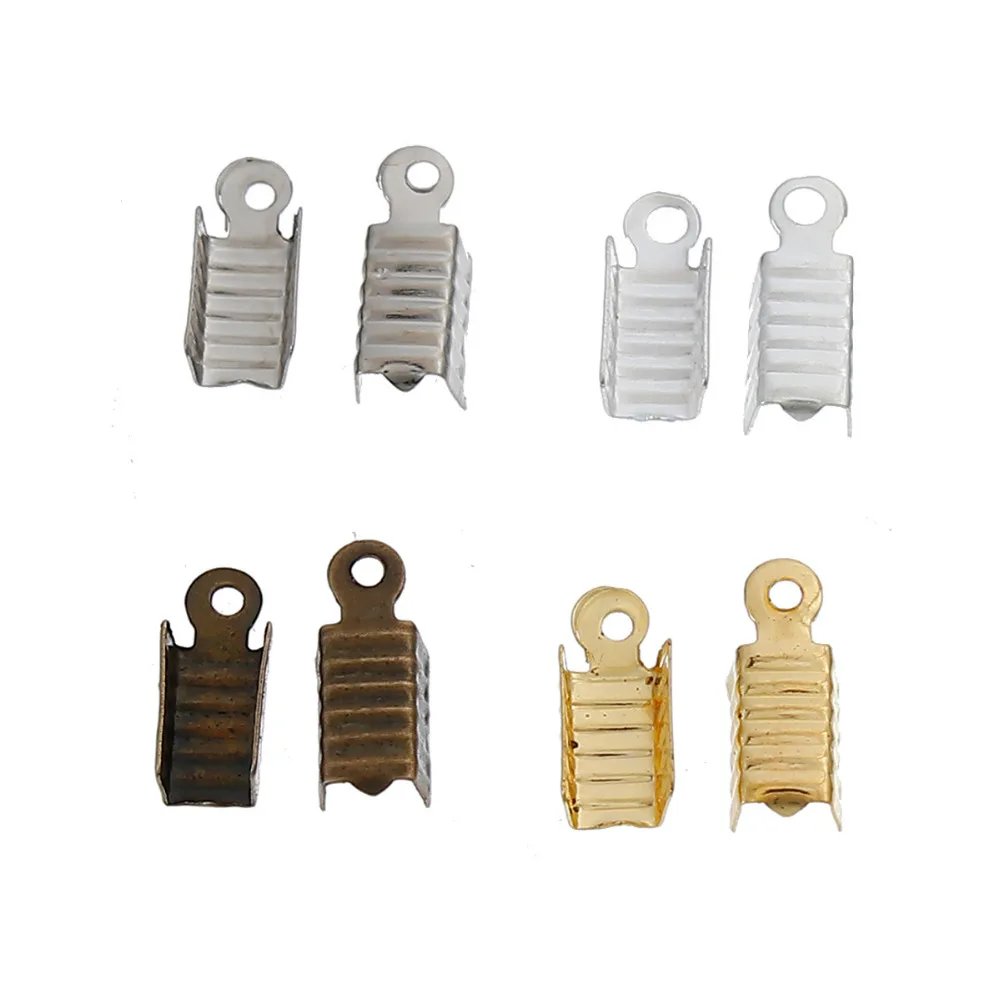 DoreenBeads Zinc Based Alloy Cord End Caps For Jewelry Necklace