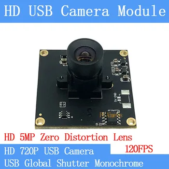 

120FPS USB Camera Module Non Distortion Global Shutter High Speed OTG UVC Linux USB 720P Surveillance camera