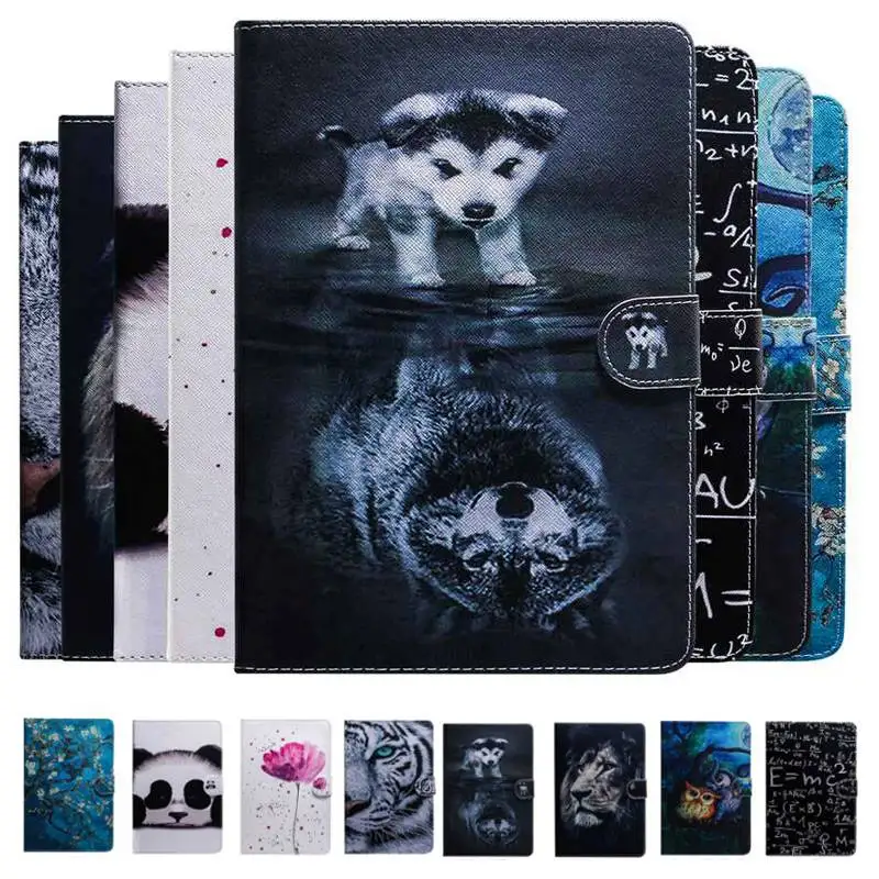 tiger lion panda flip PU Leather Cover case For Amazon Kindle Paperwhite 4 3 2 1 Case 2/Paperwhite | Компьютеры и офис