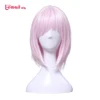 L-email wig Game Fate Grand Order Mash Kyrielight Cosplay Wigs 35cm Pink Short Heat Resistant Synthetic Hair Perucas Cosplay Wig ► Photo 1/6