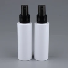 2 шт. пустая белая пластиковые распылительные бутылки косметической упаковки для макияжа многоразового использования парфюм для путешествий контейнеры для тонального крема опрыскиватели