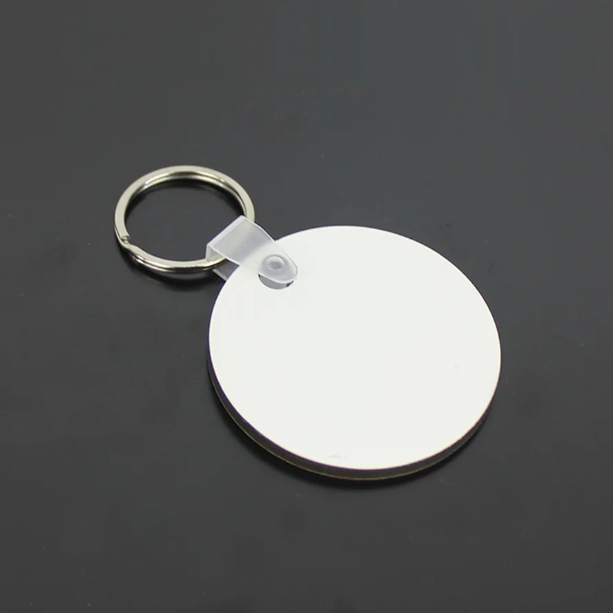 2-Style Blank MDF Sublimation Printable Key Ringsx10 fit for Heat Press Transfer 