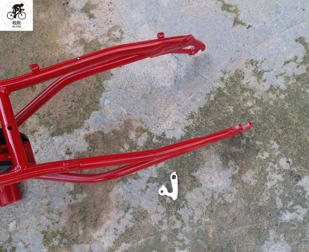 Discount Kalosse  air suspension  Fat bike  frame   26*4.8  tires 190mm   Beach bike frame   bicycle frame  17 inch 4