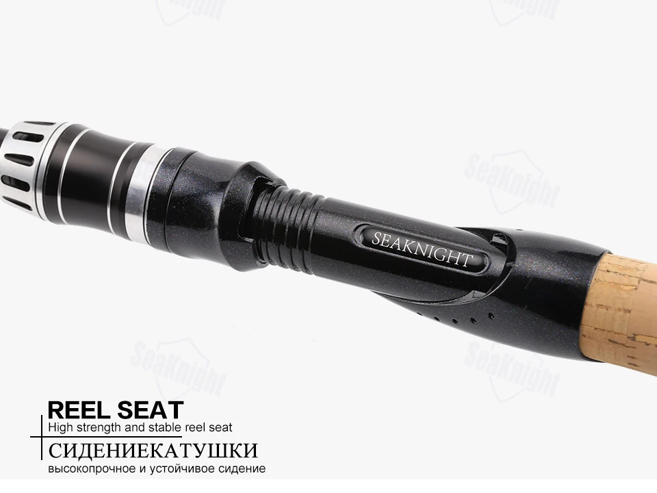 Vara de Pesca Haste de Fiação Seaknight Yasha 2.4 2.7 Isca Fundição w. 10-30g 12-25lb 4 Seções Pólo 65cm Bolsa Tubo 704 m 2.1 27 Cheap Varas de pescar