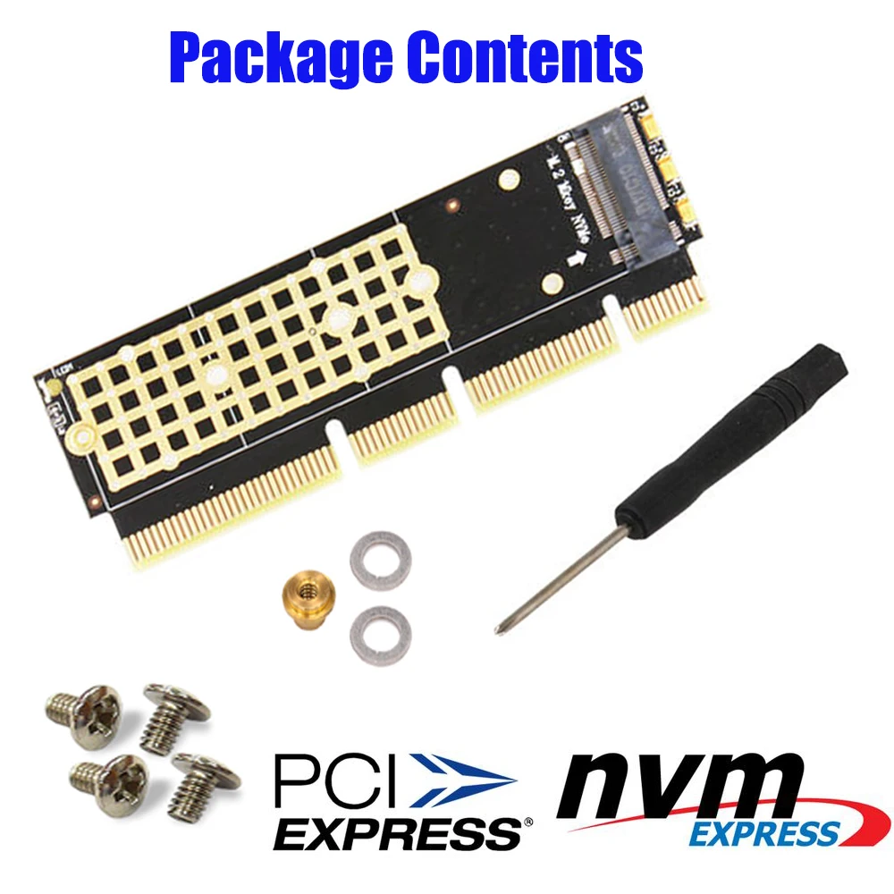 M.2 NGFF NVMe SSD для PCI E 3 0 X4 X8 X16 адаптер M2 Key M Express расширитель карты радиатора 1U 2U