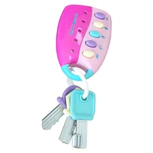 Cartoon Baby Kids Musical Smart font b Remote b font Car Key Toy Simulation Toys Car