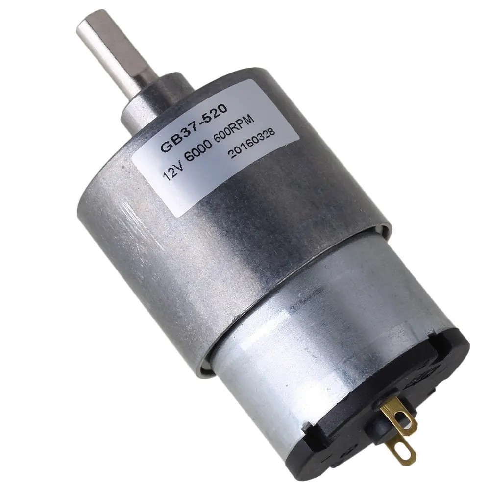 

37mm 600RPM Reduce Speed 12v Miniature Electric DC Geared Motors with Metal Gear Box for Automatic Actuator