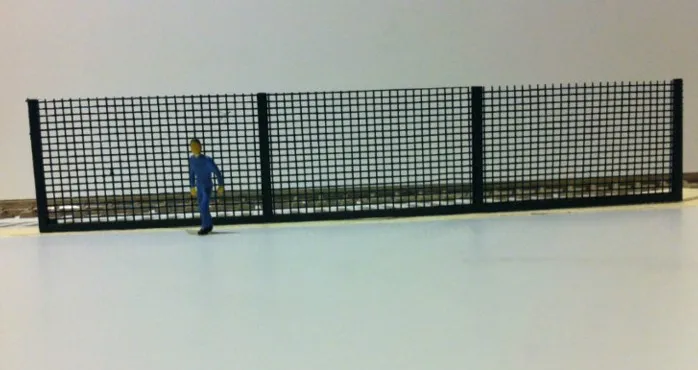 

4pcs / lot 1/87 Model Train ho scale diy architectural rail fence railing material sand table model kit materials Free Shipping