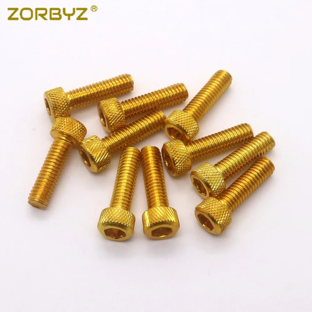 ZORBYZ 10 шт. 6 мм красные/синие/Золотые мотоциклетные болты винт для мотоцикла