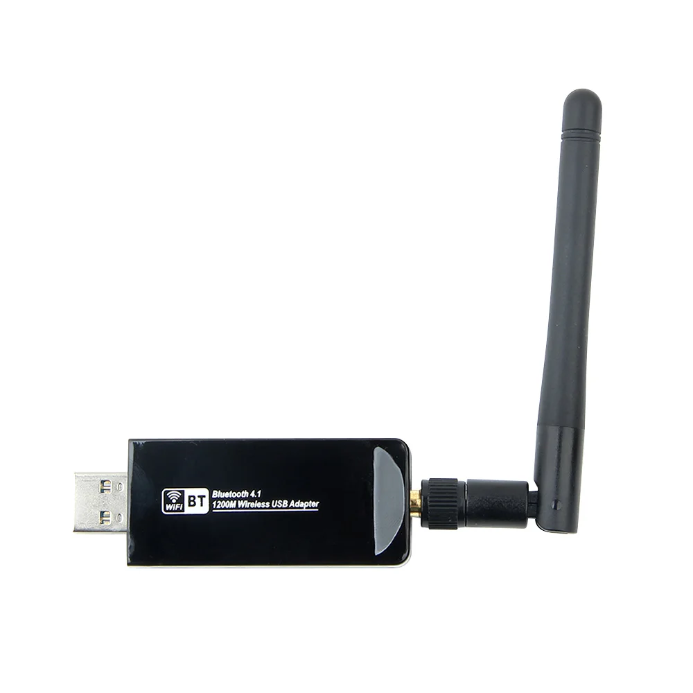 

1200Mbps USB 3.0 Dual Band 802.11ac Wifi Bluetooth 4.1 Wireless-AC 1200 Wlan 2.4G/5Ghz USB Wi-fi Lan Dongle Adapter with Antenna