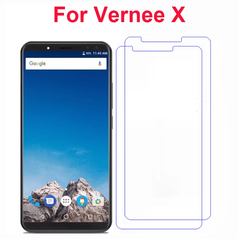 2 шт для Vernee X Закаленное стекло крышка 9H 2.5D ультра-тонкие пленки на переднюю панель телефона протектор экрана для Vernee X Чехол пленка для мобильного телефона