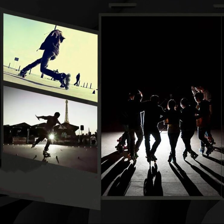 الكبار على الجليد تنفس تصميم-11 عالية السرعة محامل مريحة مكافحة جلخ شقة على الجليد الرجال والنساء أحذية التزلج الأسطوانة