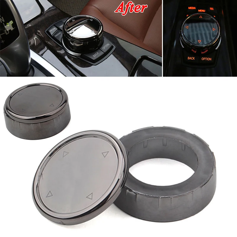 Черный для BMW F10 F20 F30 F32 F33 F34 iDrive ручка Крышка отделка NBT контроллер большой