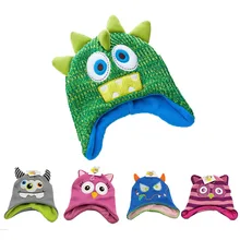 Новинка г.; зимняя шапка с рисунком динозавра для мальчиков; теплая детская шапка с подкладкой и рисунком динозавра; теплая шапочка для малышей