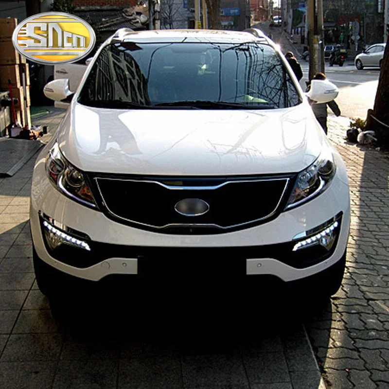 SNCN LED Daytime Running Light For Kia Sportage 2011 2012 2013 2014 2015 Car Accessories Waterproof 12V DRL Fog Lamp Decoration SNCN LED Daytime Running Light For Kia Sportage 2011 2012 2013 2014 2015 Car Accessories Waterproof 12V DRL Fog Lamp Decoration