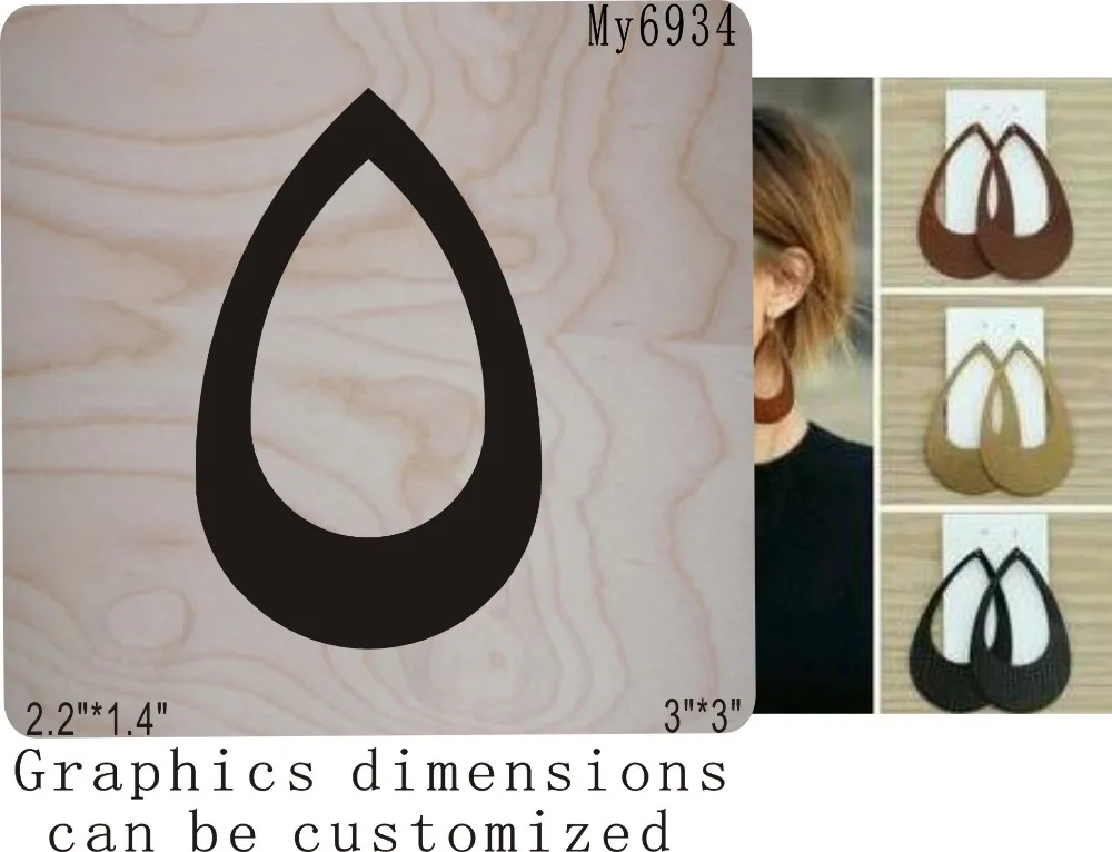 

Earring of heavy rain die cutting & Wooden dies fit // Scrabooking