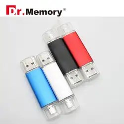 Dr. памяти флэш-накопитель USB OTG Android накопитель 4 г 16 ГБ 32 ГБ usb stick крошечный USB pendrive смешной U диска memoia Stick USB 2.0 металл