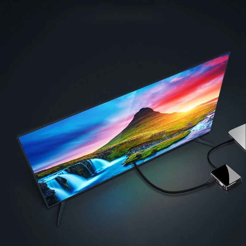 Type-C Turn Hdmi Rj45 Vga шесть в одном многофункциональный конвертер ноутбук Usb-C