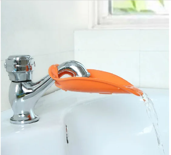 Силиконовый кран Extender дети воды достигать кран резиновая Ручная стирка ванная комната аксессуары кухонный подарок 1 шт. клюв утки