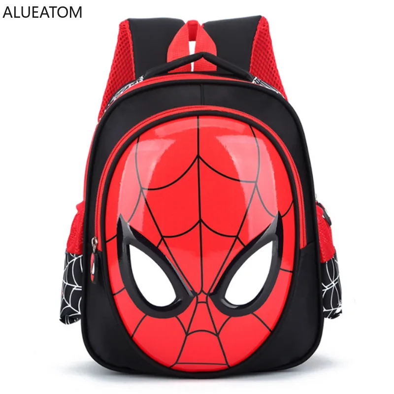 

2019 3D 3-6 Year Old School Bags For Boys Waterproof Backpacks Child Spiderman Book bag Kids Shoulder Bag Satchel Knapsack