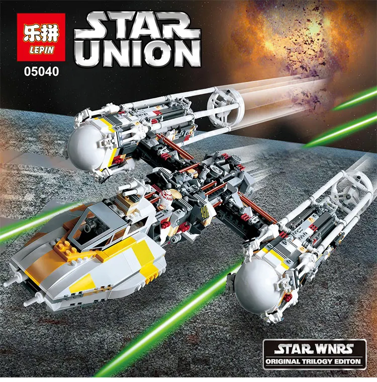 

Building Blocks 1473Pcs Star Wars Y-wing Attack Starfighter Model Toys For Children Compatible With 10134 LEPIN 05040