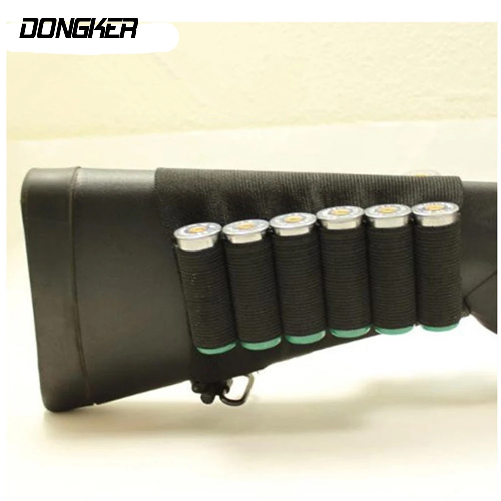 

Airsoft 8 Rounds Shell Tactical Buttstock Pouch Elastic Ammo Lightweight Bullet Carrier Holder For Hunting Shooting Outdoor