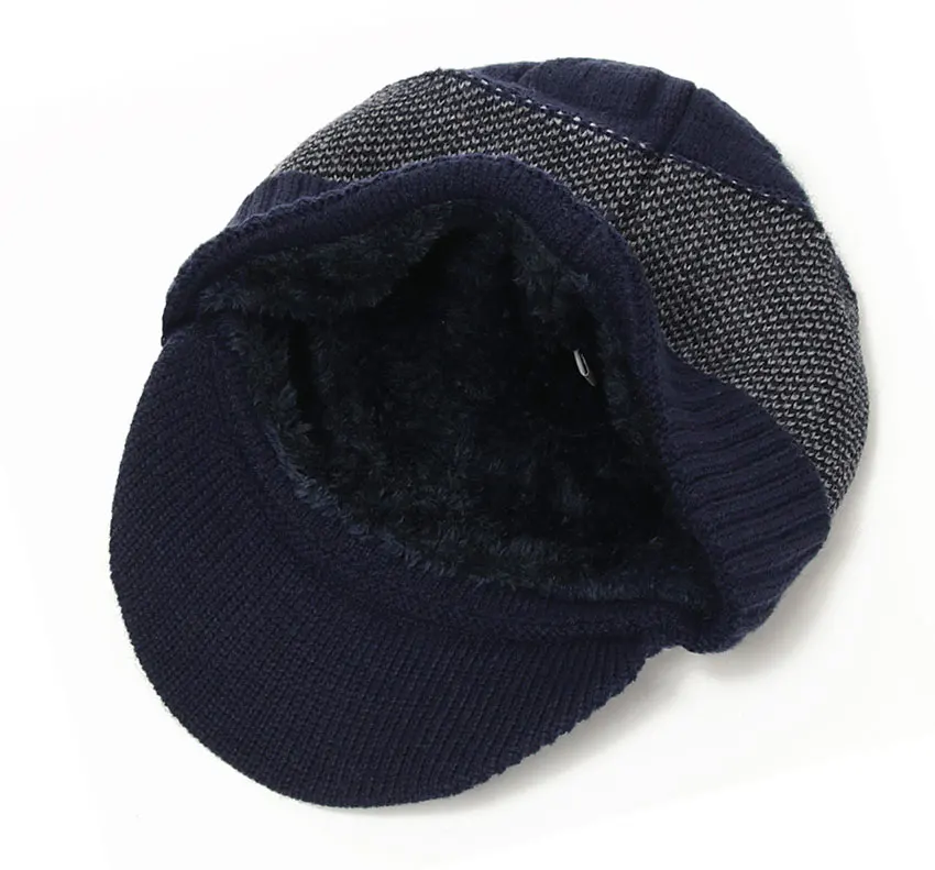 Для мужчин зимняя шапка и шарф набор для Для женщин мужское кольцо шарфы Кепки с козырьком вязаный козырек шапочки Балаклава для взрослых