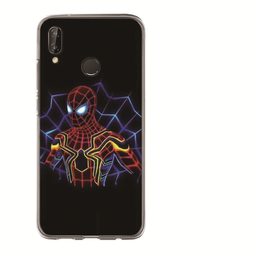 Luxury Marvel Avengers Deadpool Spider-Man Phone Case Etui For Huawei P30 Pro P20 Lite Case Mate 20 lite Pro 9 10 P10 Lite Coque